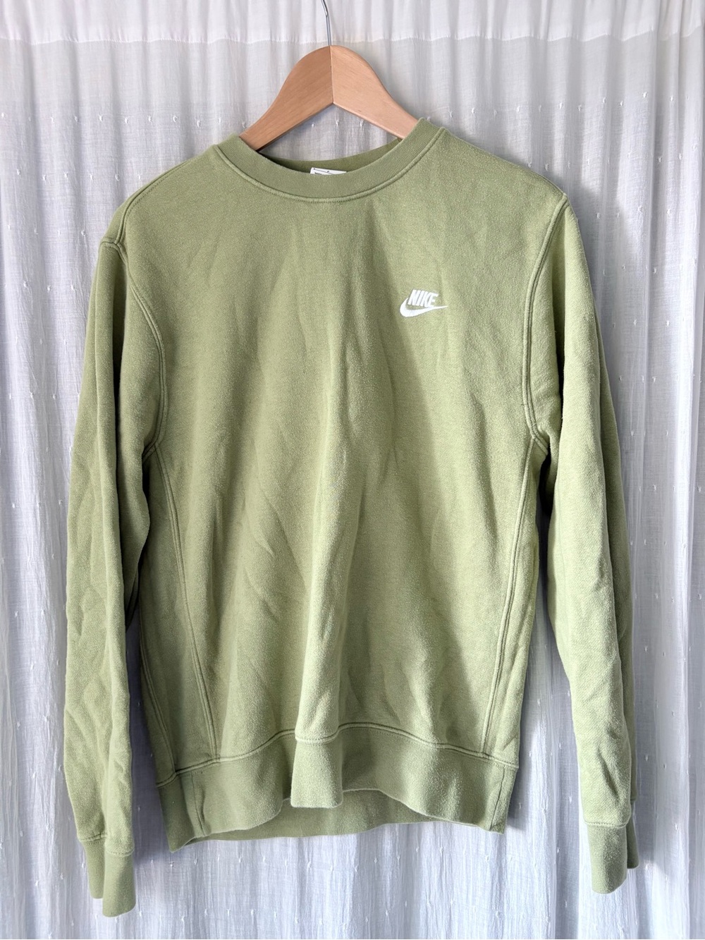 Nike Light Olive Green Crewneck Sweatshirt